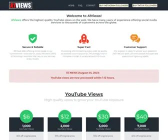 A1Views.com(Cheap YouTube Views) Screenshot