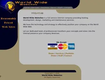 A1Webs.com(World Wide Websites) Screenshot