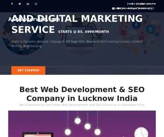 A1Webservice.com(Website Designing Company) Screenshot