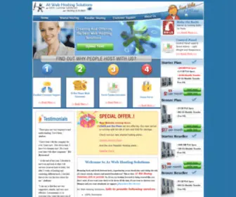 A1WHS.com(A1 Web Hosting Solutions) Screenshot