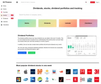 A2-Finance.com(дивиденды) Screenshot
