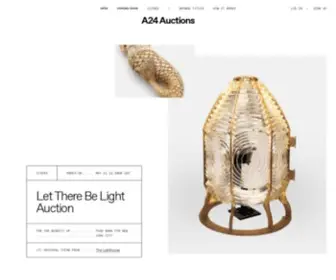 A24Auctions.com(A24 Auctions) Screenshot