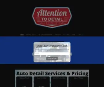 A2Dutah.com(We offer car detailing services in Ogden. Each detail) Screenshot