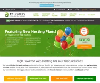 A2Hosting.ca(Best Web Hosting Services) Screenshot