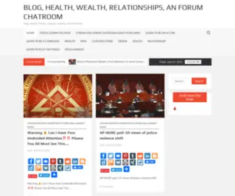 A2Internet.net(Blog, health, wealth, relationships, an forum chatroom) Screenshot