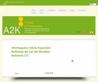 A2Kbrasil.org.br(A2K Brasil) Screenshot