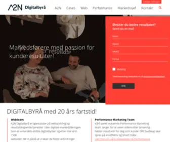 A2N.no(A2N Digitalbyrå) Screenshot