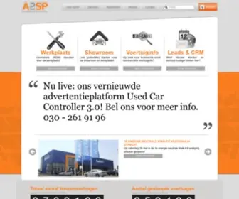 A2SP.nl(De RDW provider voor de automotive markt) Screenshot