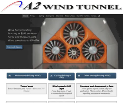 A2WT.com(A2 Wind Tunnel) Screenshot