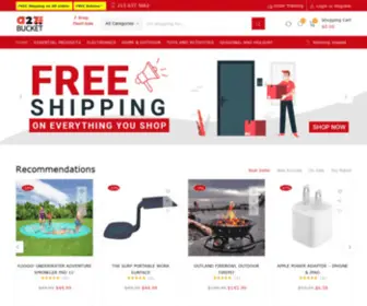 A2Zbucket.com(Online Shopping) Screenshot