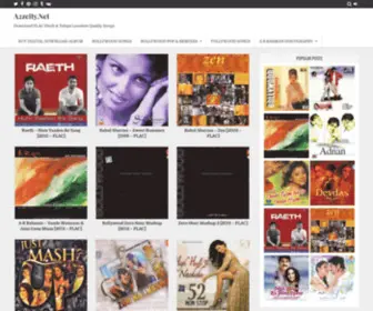 A2Zcity.net(Download WAV FLAC Hindi & Telugu & Tamil lossless Quality Songs 1947) Screenshot