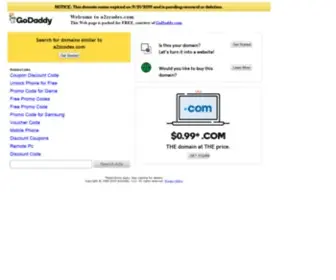 A2Zcodes.com(A2zcodes) Screenshot