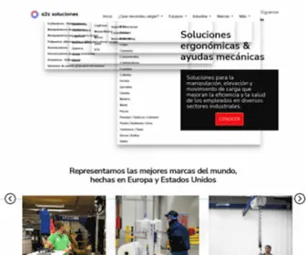 A2Z.com.co(Soluciones Ergonómicas y Ayudas Mecánicas) Screenshot