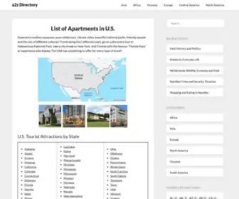 A2Zdirectory.org(A2z Countries) Screenshot