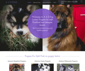 A2Zdoglovers.com(A 2 Z Dog Lovers) Screenshot