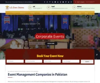 A2Zeventssolutionz.com(Event Management Company) Screenshot