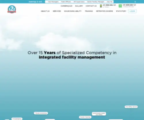 A2Zfacilityservices.in(A2ZED FACILITY SERVICES) Screenshot