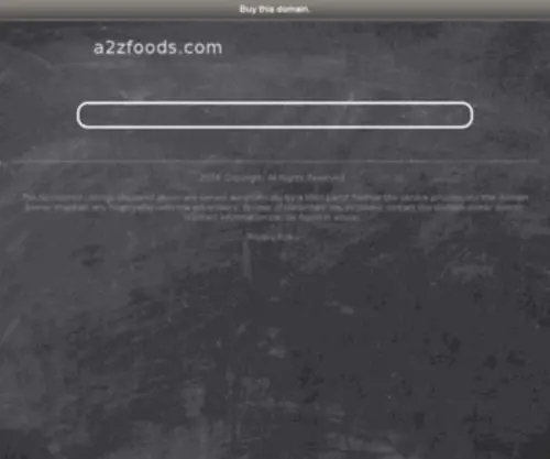 A2Zfoods.com(Spices) Screenshot