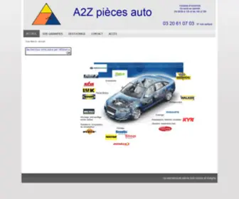 A2Z.fr(Site de Vente de Pièces Auto pas chers) Screenshot