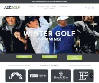 A2Zgolf.com.au(A2Zgolf) Screenshot