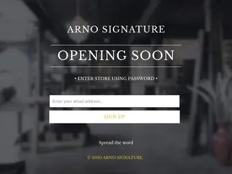 A2Zhomeshop.com(ARNO SIGNATURE) Screenshot