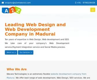 A2Zmadurai.com(Wecare Technologies) Screenshot