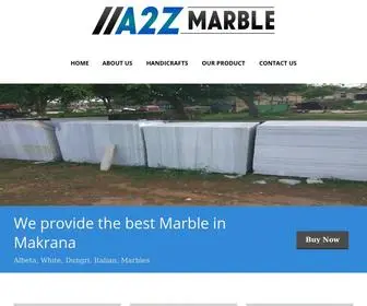 A2Zmarble.com(A2Z Marble) Screenshot