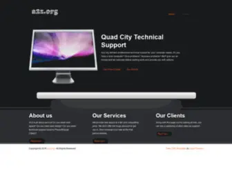 A2Z.org(Internet hosting) Screenshot