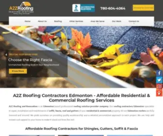 A2Zroofing.ca(Roofing Contractors in Edmonton. A2Z Roofing) Screenshot