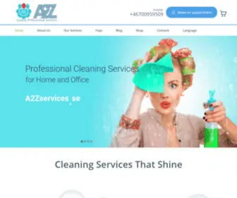 A2Zservices.se(A2Z services) Screenshot