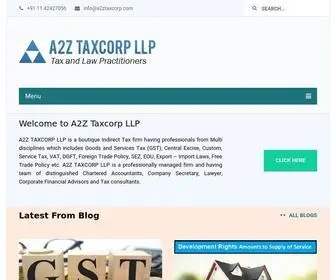 A2Ztaxcorp.com(A2Z Taxcorp LLP) Screenshot