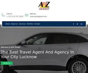 A2Ztravels.co.in(Best Taxi Services In Lucknow) Screenshot