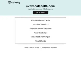 A2Zvocalhealth.com(Entertainers Secret Throat Spray) Screenshot