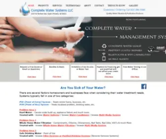 A2Zwatersystems.com(Water Softeners & Filtration products) Screenshot