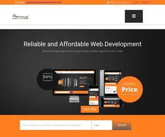 A2Zwebinfotech.com(Website Design & Development in Dubai) Screenshot