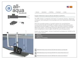 A3Aeration.com(All-Aqua Aeration) Screenshot