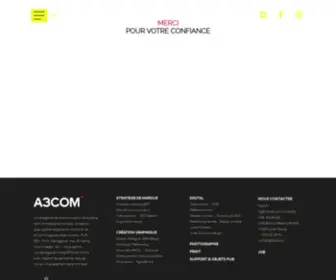 A3Com.lu(Agence de communication) Screenshot