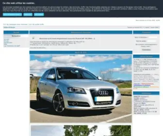 A3Forum.fr(Forum Audi A3 8P) Screenshot