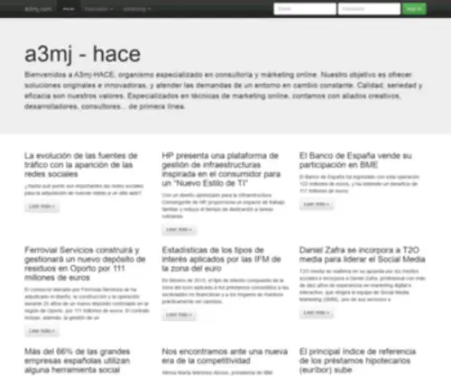 A3MJ.com(Inicio A3mj) Screenshot