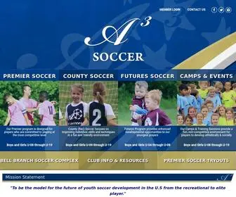 A3Soccer.com(A3 Soccer) Screenshot