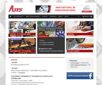 A3TS.org(Association de traitement thermique et de traitement de surface) Screenshot