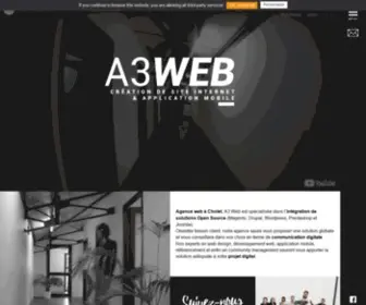 A3Web.fr(AgenaCréation de sites internet à Cholet) Screenshot