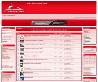 A4-A5-Cabriofreunde.de(Audi-Cabrio-Freunde Forum) Screenshot
