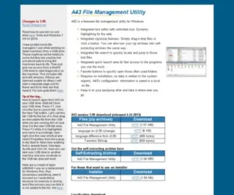 A43Filemanager.com(A43 Filemanager) Screenshot