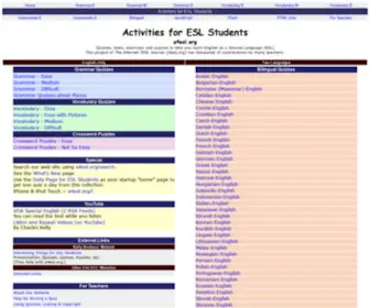 A4ESL.com(Free Online English Learning) Screenshot