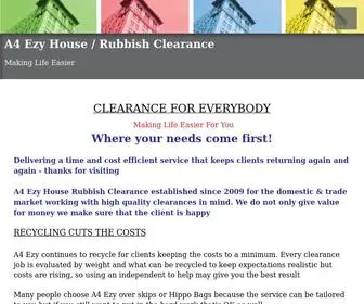 A4Ezyhouserubbishclearance.com(Home) Screenshot