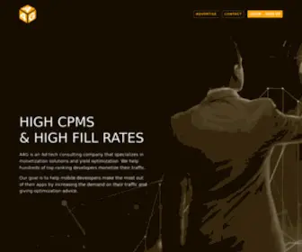 A4G.com(High CPMs & High Fill Rates) Screenshot