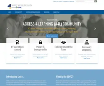 A4L.org(The Access 4 Learning (A4L)) Screenshot