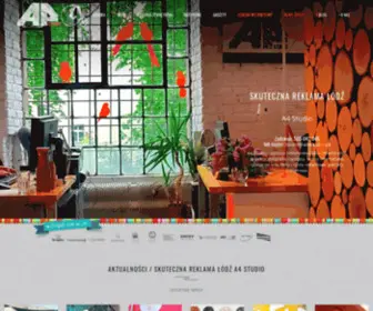 A4Studio.pl(SKUTECZNA REKLAMA ŁÓDŹ) Screenshot
