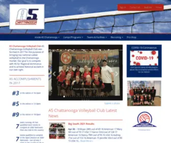 A5Chattanooga.com(A5 Chattanooga Volleyball Club) Screenshot